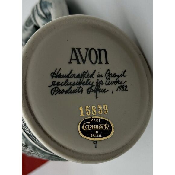 Avon Age of the Iron Horse Stein Vintage‎ 1982 Trains Locomotives Railroad - Picture 5 of 5